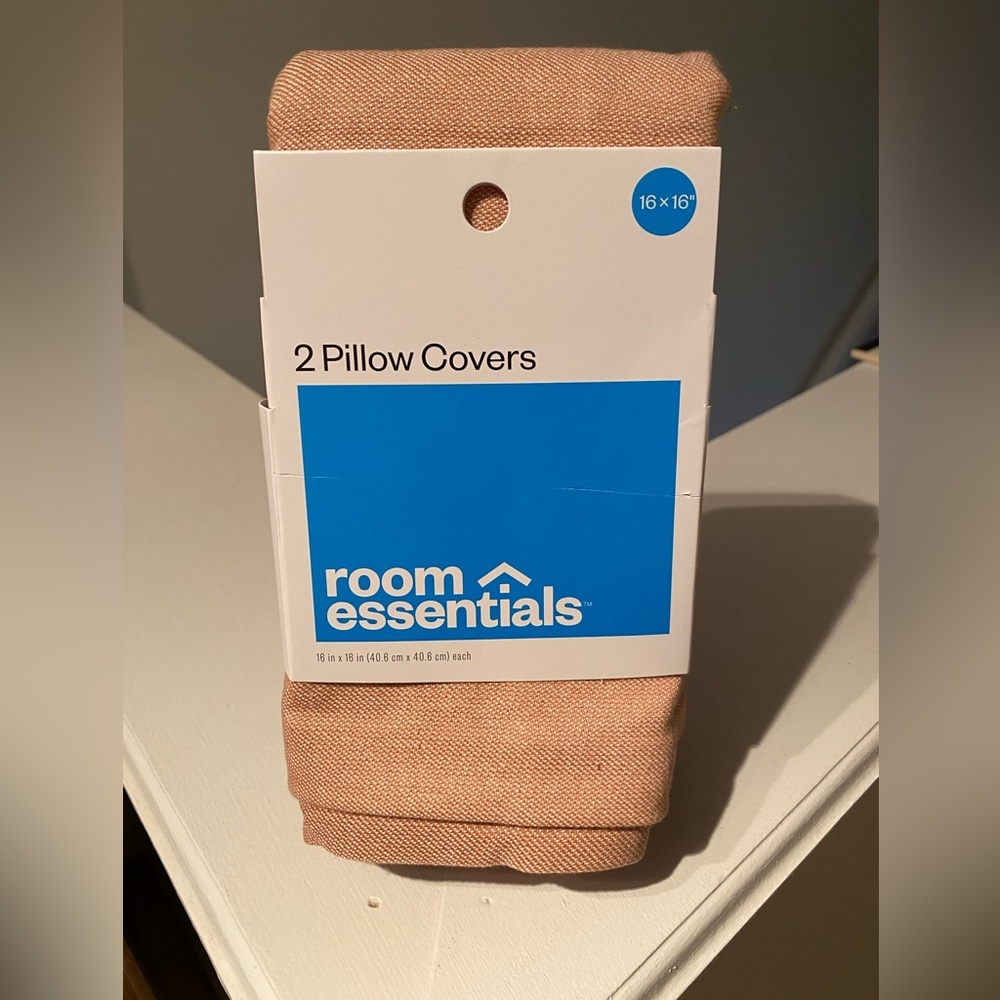 Room Essentials Light Brown Pillow Covers 2 pack